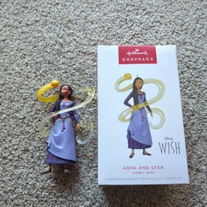2024 Hallmark Ornament - 'ASHA AND STAR' from Disney Wish - New in Box